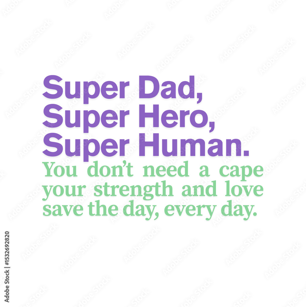 Fototapeta premium A playful design using vibrant purple and green sans-serif typography.