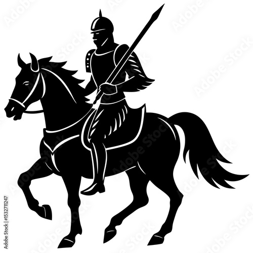 Knight on horseback