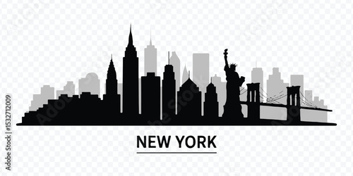 Landmark Cityscape Silhouette Art Vector