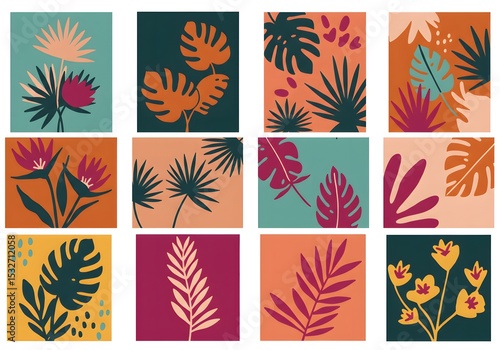 seamless background with autumn leaves