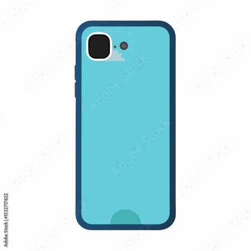 minimal flat vector illustration of- phone-