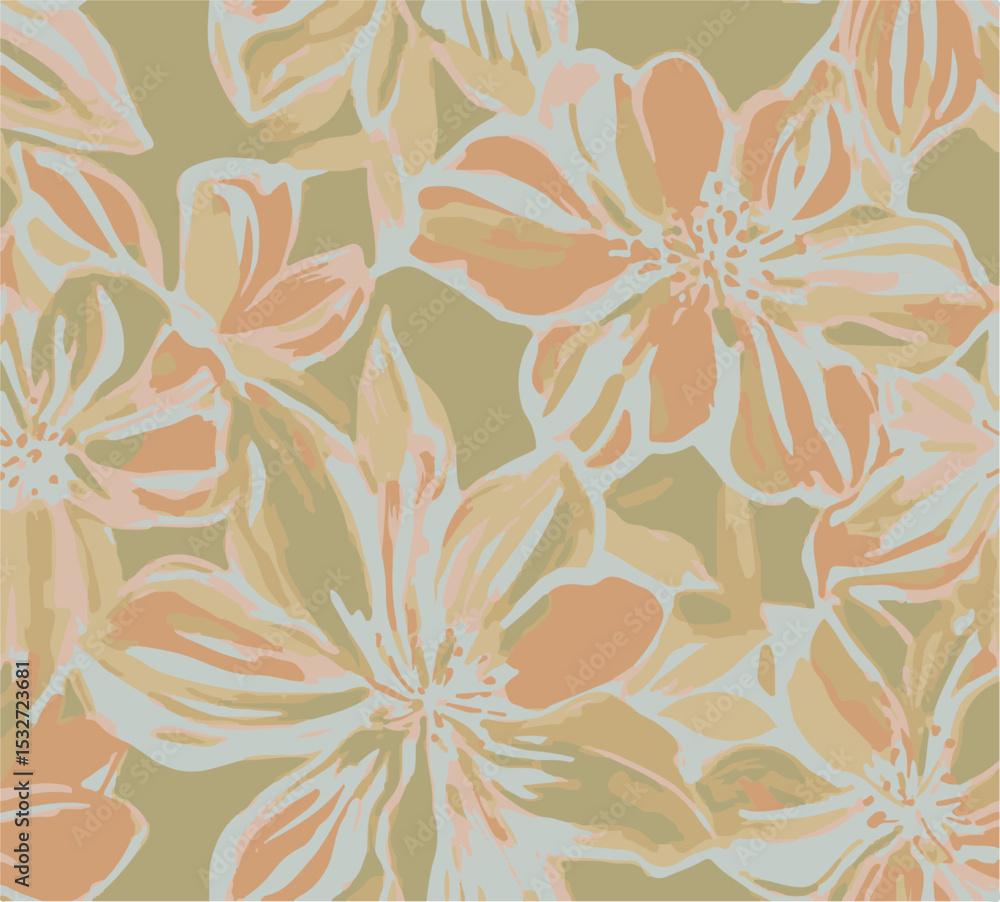 botanical floral, vector, seamless pattern , herbs and leaves ,big set, background with flowers botanical floral, vector, seamless pattern , herbs and leaves ,big set, background with flowers