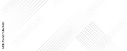 Abstract white and gray color geometric dynamic lines pattern transparent background design.