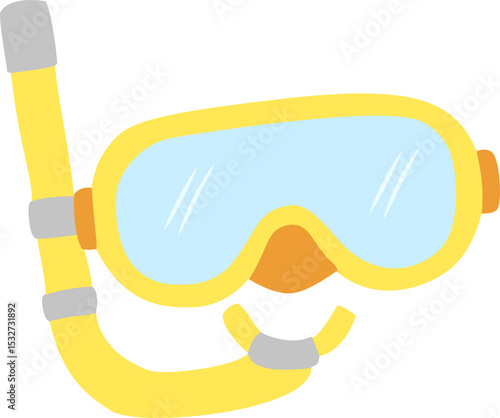 snorkel and mask