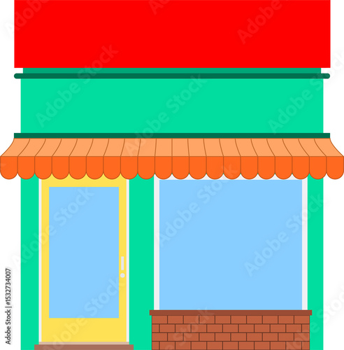 Colorful Storefront Illustration