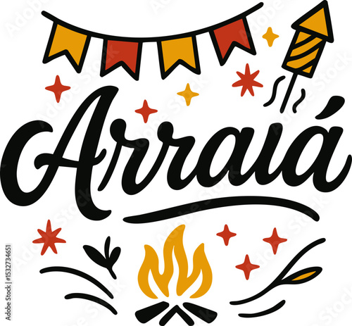 Letras Decorativas Festa Junina