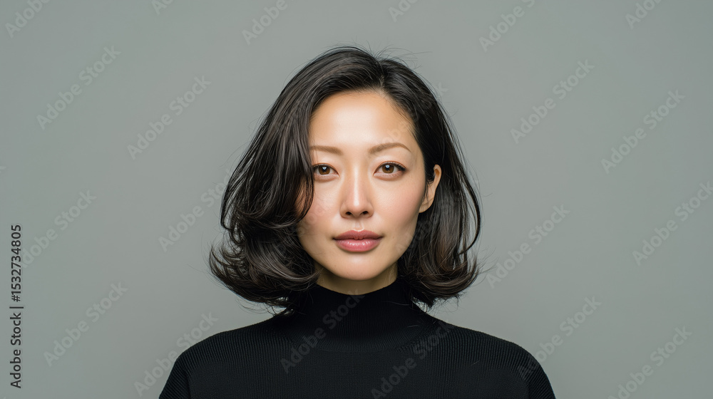 Obraz premium A Korean woman in her mid-40s
