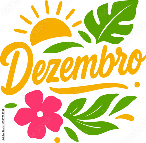 Letras decorativas Dezembro