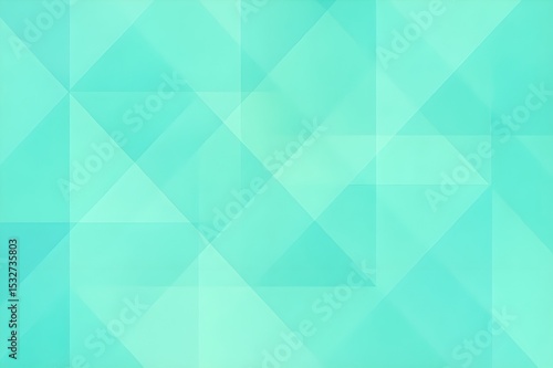 modern Abstract background of light teal with random transparent triangles and squares geometric pattern
