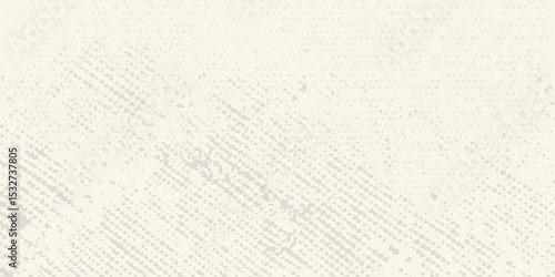 Ecru gradient with texture of eggshell. Pastel light beige background, modern dotted vector design, paper texture halftone sport dot