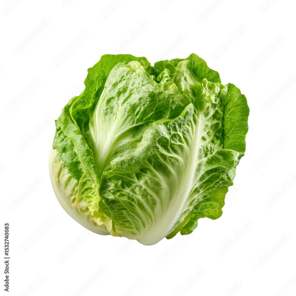 Fresh Organic Romaine Lettuce Head Isolated on Black Background Fresh Organic Romaine Lettuce Head Isolated on Black Background