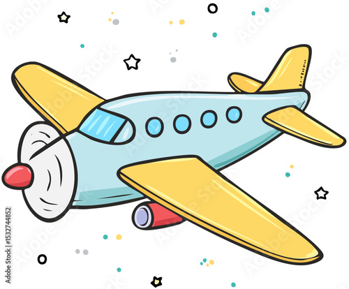 Yellow and Orange Toy Airplane

