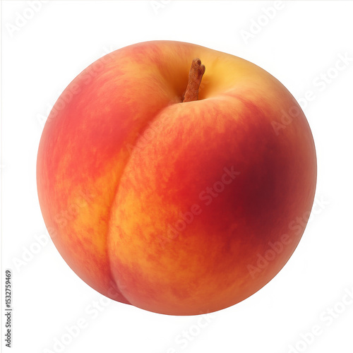 Wallpaper Mural Fresh peach on a transparent background   Torontodigital.ca