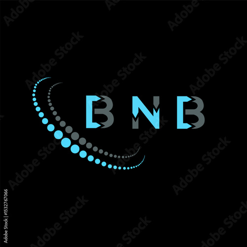 BNB letter logo abstract design. BNB unique design. BNB.