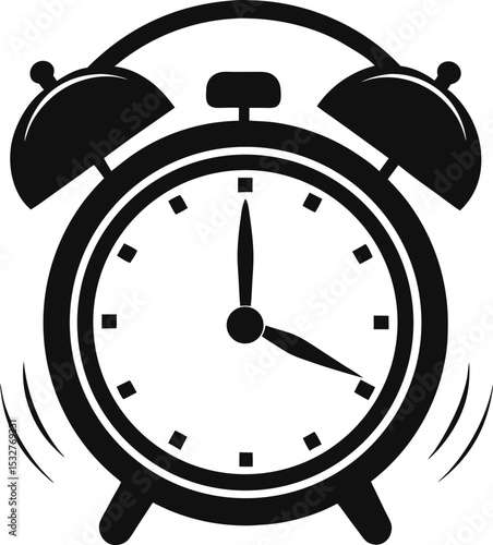 A collection of stylized clock icons and designs, featuring various modern and abstract representations of timepieces with clean lines and diverse color schemes