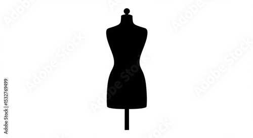  fashion, sewing, tailoring, boutiques, and clothing designA classic female torso form used for making or displaying clothing. It has a defined bust, a narrow waist, and hips