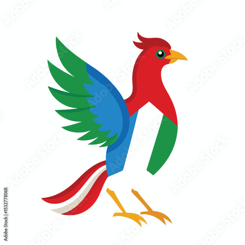 vector illustration of a bird