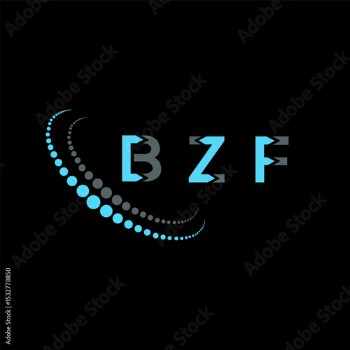 BZF letter logo abstract design. BZF unique design. BZF.