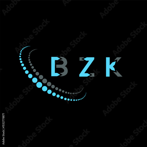 BZK letter logo abstract design. BZK unique design. BZK.