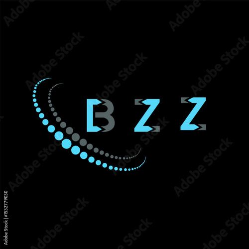 BZZ letter logo abstract design. BZZ unique design. BZZ.
