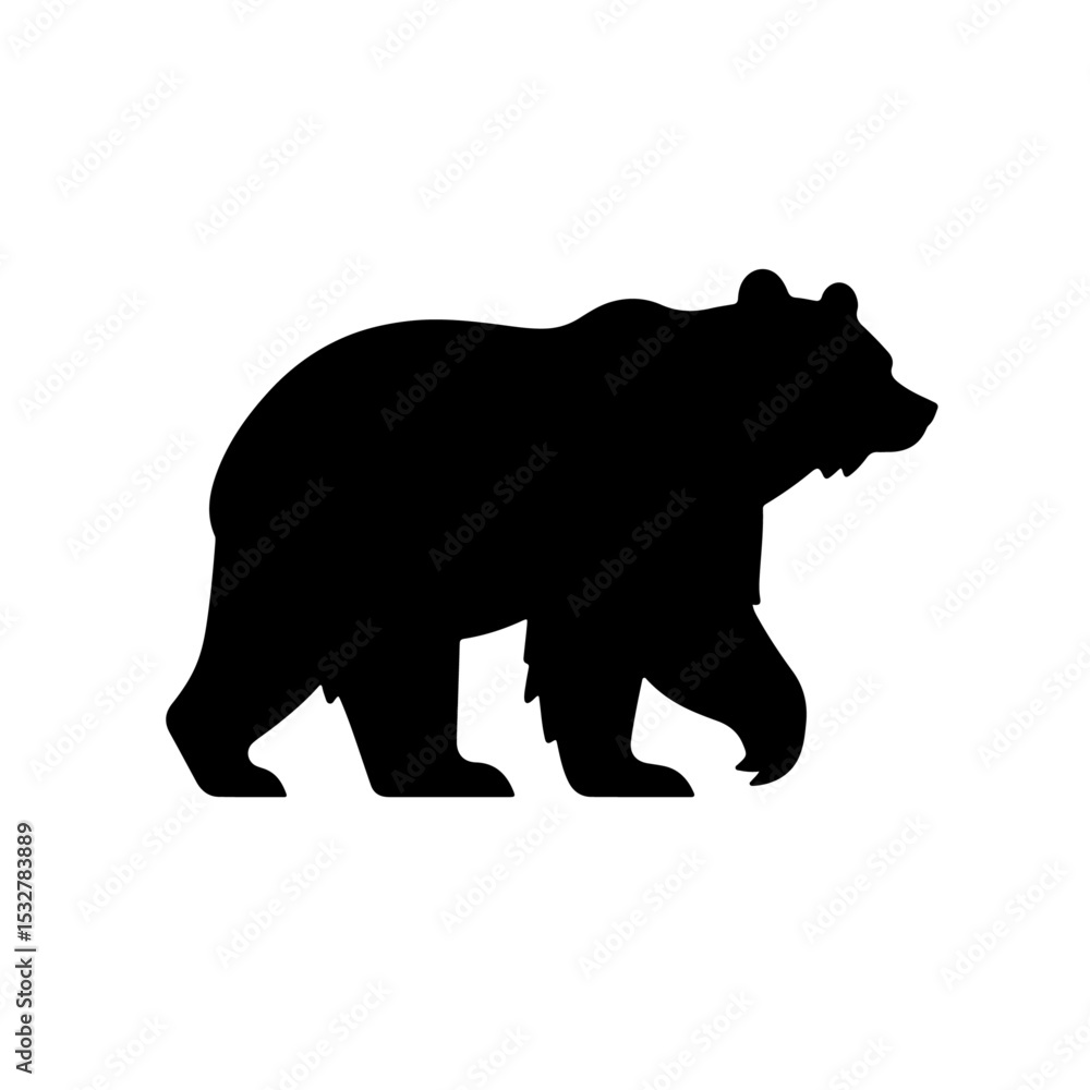 Fototapeta premium bear silhouette