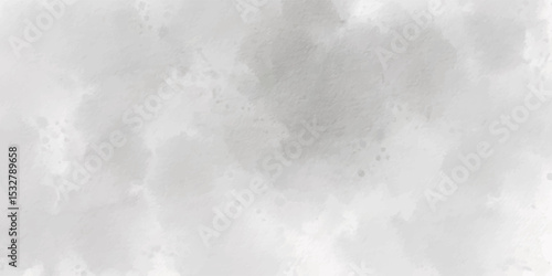 Grey watercolor abstract background texture vector. Grunge paper background. Abstract grunge background watercolour painting with gray shades. 