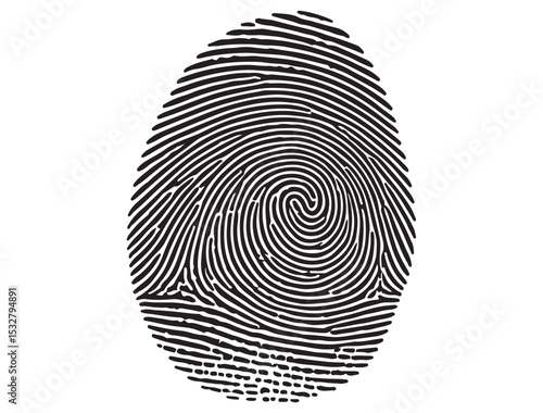 FINGERPRINT SILHOUETTE