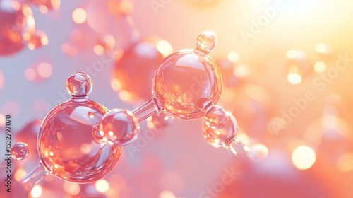 Astaxanthin Molecular Structure Depiction with Antioxidant Properties