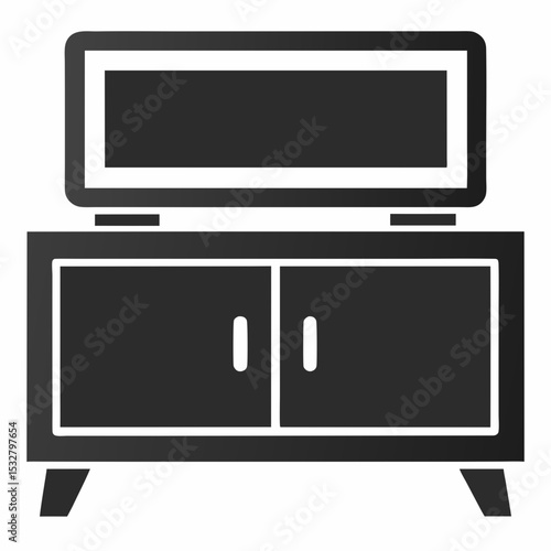flat tv set