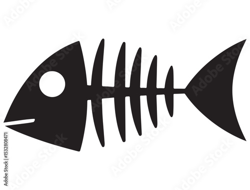 FISH SKELTON SILHOUETTE