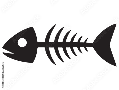FISH SKELTON SILHOUETTE