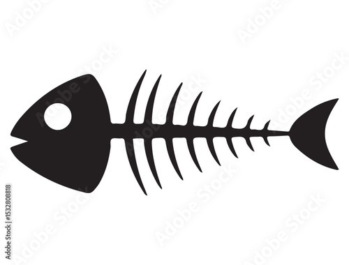 FISH SKELTON SILHOUETTE