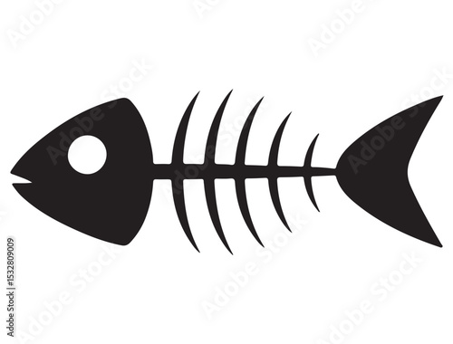 FISH SKELTON SILHOUETTE