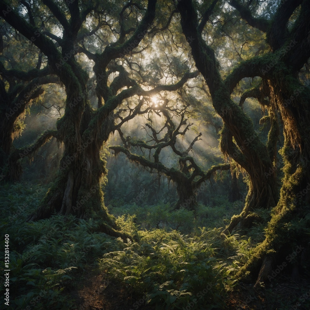 Fototapeta premium morning in the forest