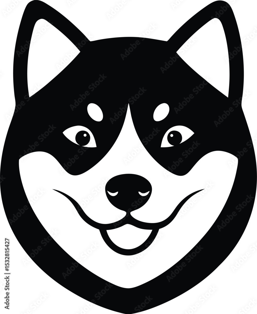 vector illustration of a black dog vector illustration of a black dog