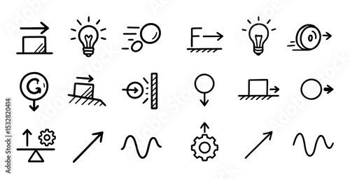 Physics Icons Collection