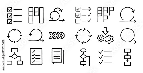 Workflow Systems Icons