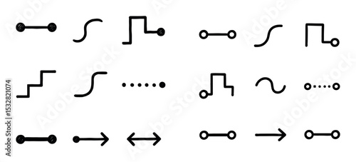 Hand-Drawn Connector Icons