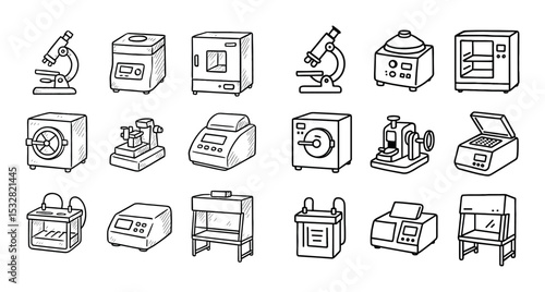 Biology Lab Icons
