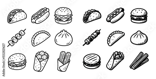 Street Food Icons