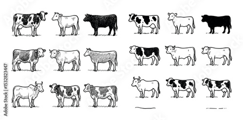 Cattle Breed Icons