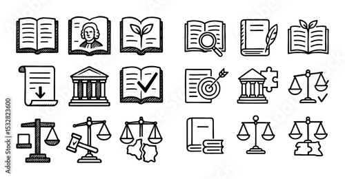 Constitutional Interpretation Icons