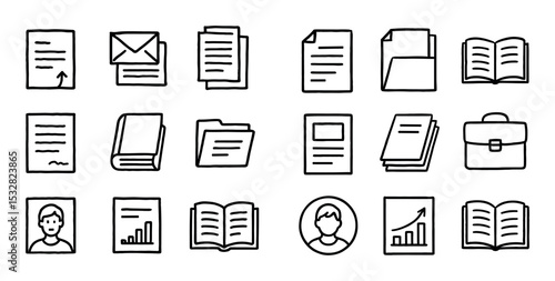 Hand-Drawn Submission Icons