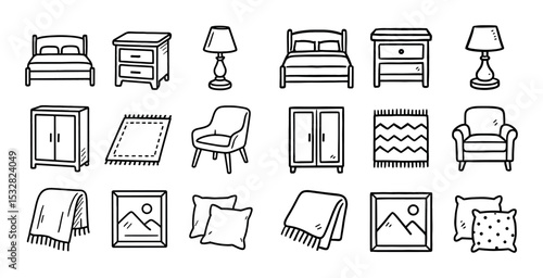 Bedroom Design Icons