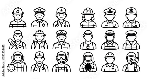 Emergency Responder Icons