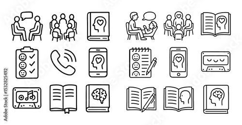 Mental Wellness Icons