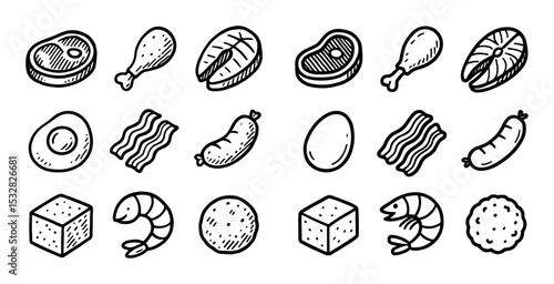 Protein Icon Grid