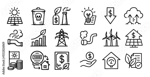 Renewable Policy Icons