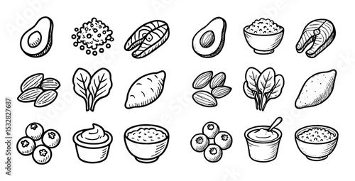 Nutrition Icon Grid