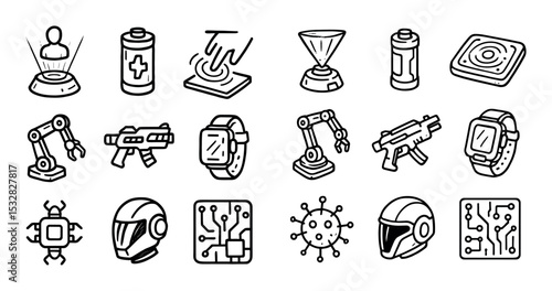 Futuristic Prop Sketches